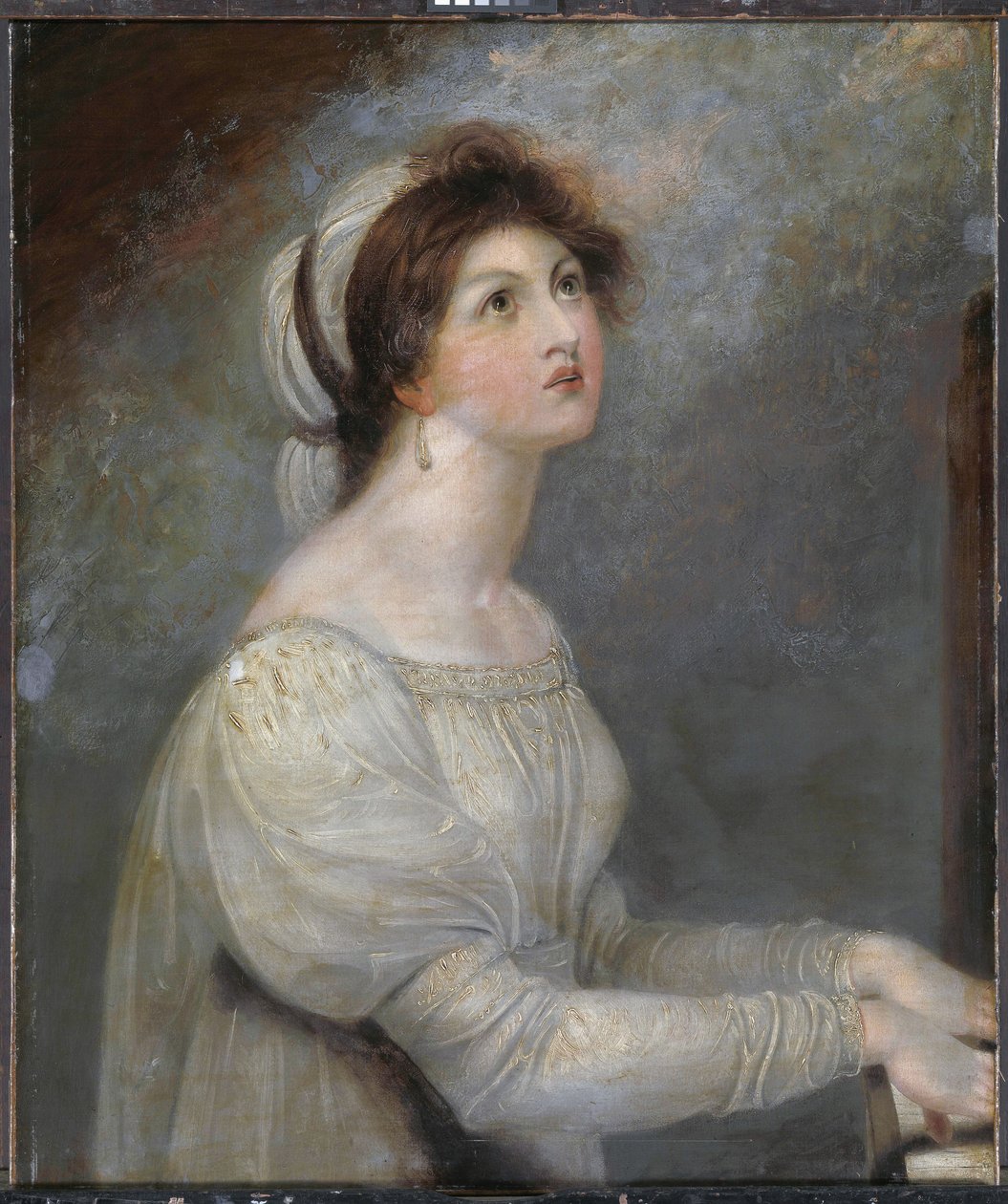 Lady Hamilton mint Szent Cecília alkotó: Richard Westall