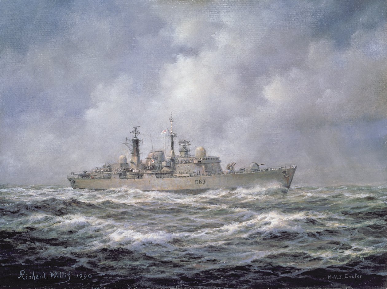 H.M.S. Exeter, 42-es típus (2. köteg) romboló alkotó: Richard Willis