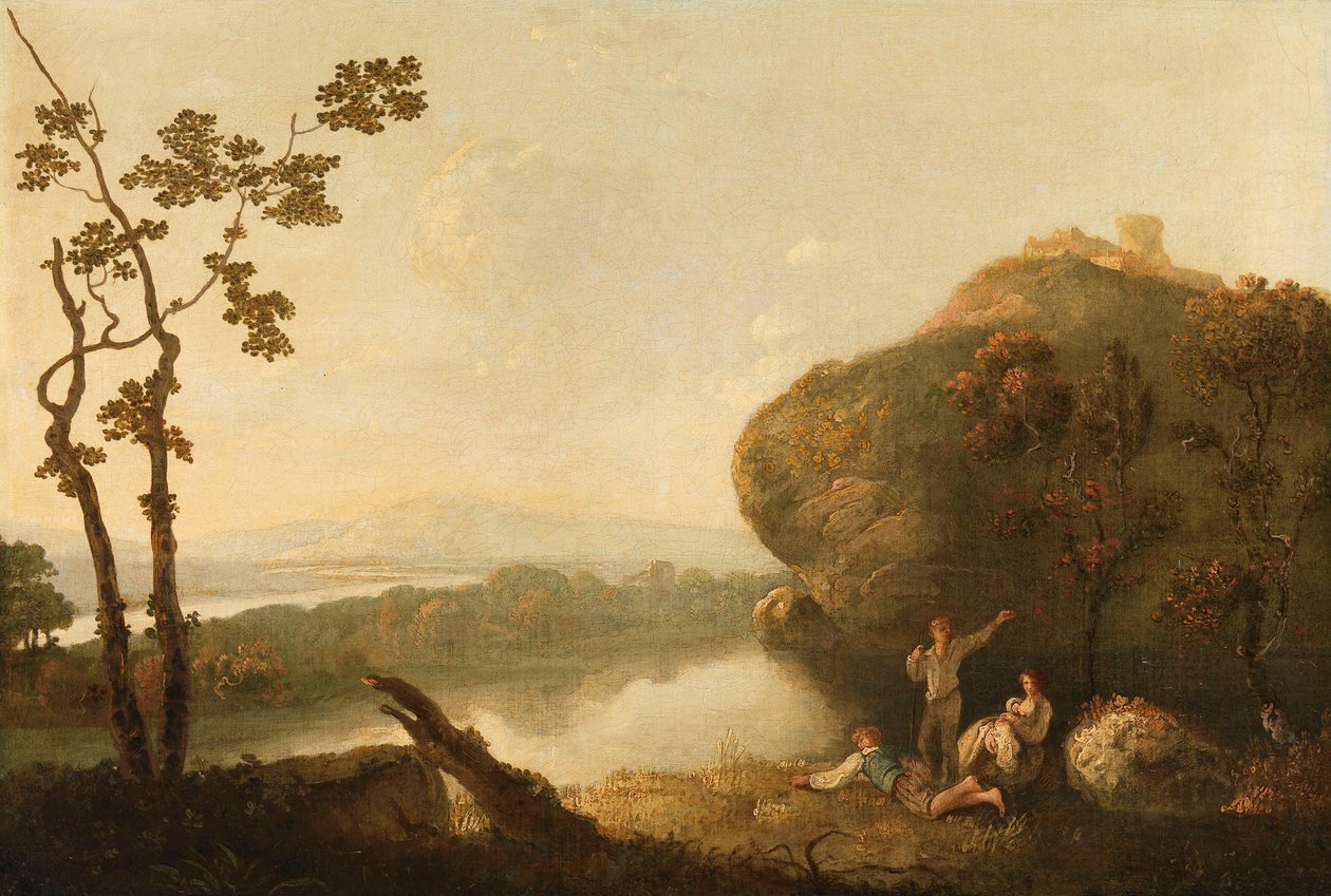 Látkép Róma közelében alkotó: Richard Wilson