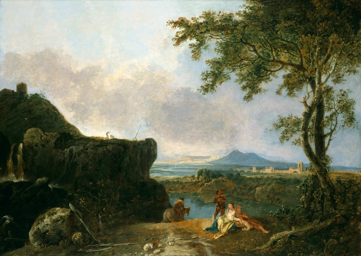 Fehér szerzetes, 1733-1782 alkotó: Richard Wilson