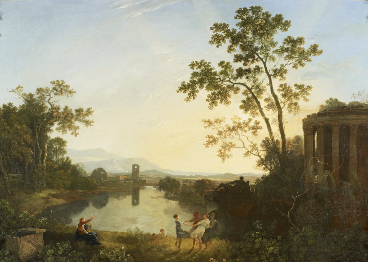 Apollo és az évszakok (olaj, vászon) alkotó: Richard Wilson