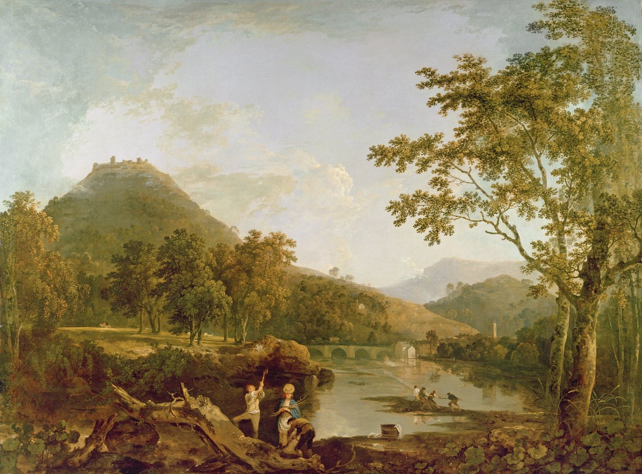 Dinas Bran Llangollenből alkotó: Richard Wilson
