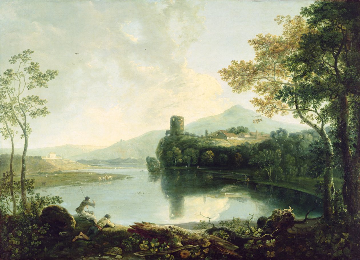Dolbardarn kastély (olaj, vászon) alkotó: Richard Wilson