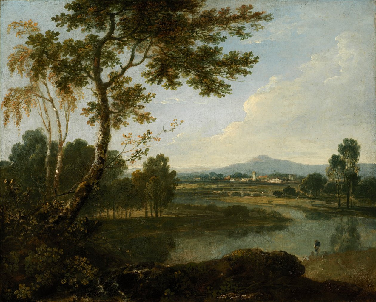 Tájkép Olaszországban alkotó: Richard Wilson