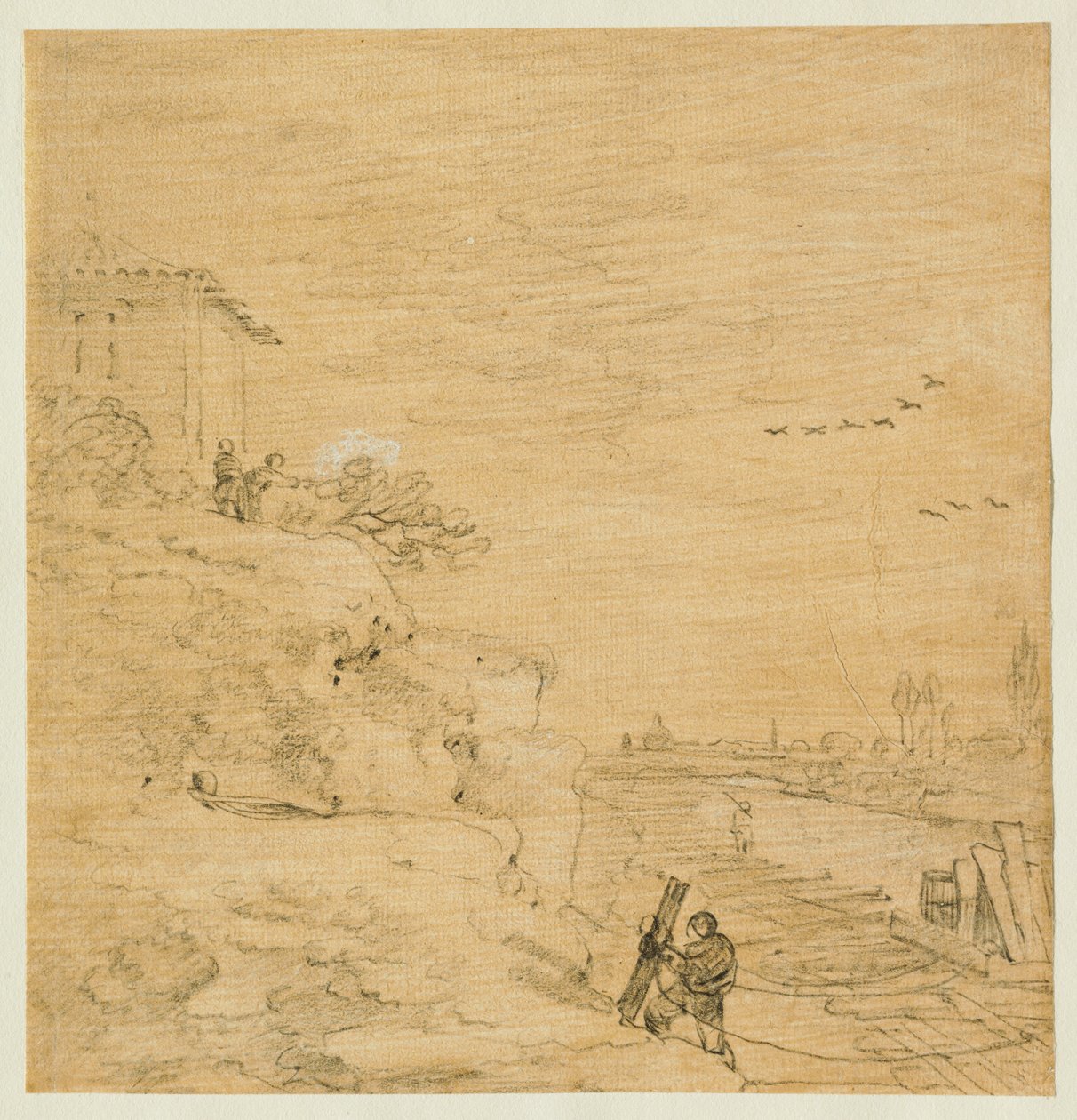 Am Ufer des Tiber alkotó: Richard Wilson