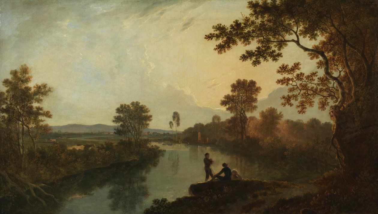 Dee folyó, 1760 körül (olaj, vászon) alkotó: Richard Wilson