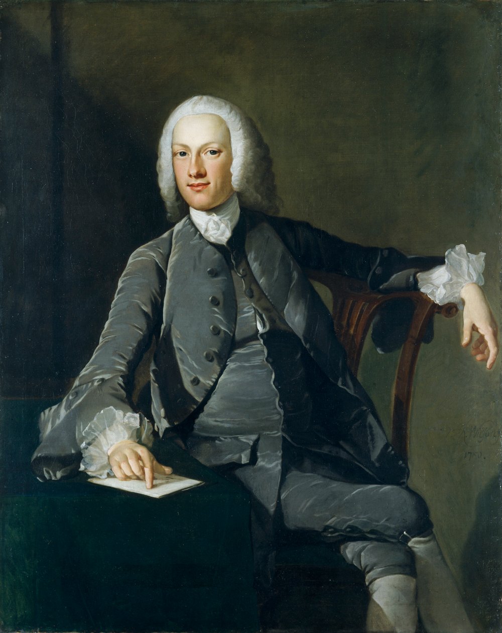 Sir Edward Lloyd d. 1795, 1750. alkotó: Richard Wilson