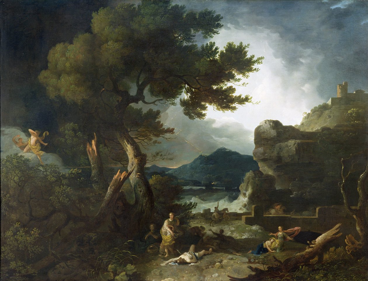 Niobe gyermekeinek elpusztítása alkotó: Richard Wilson