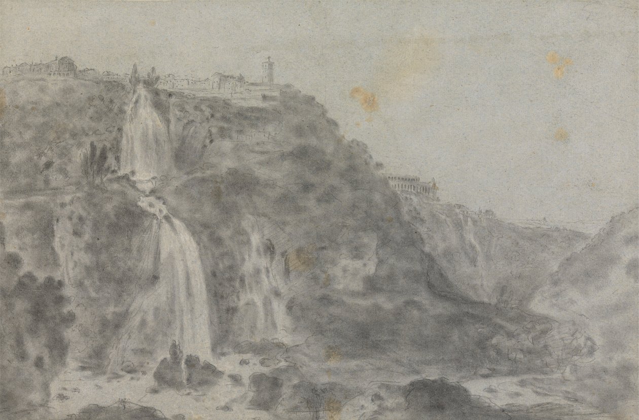 A vízesés Tivoliban alkotó: Richard Wilson