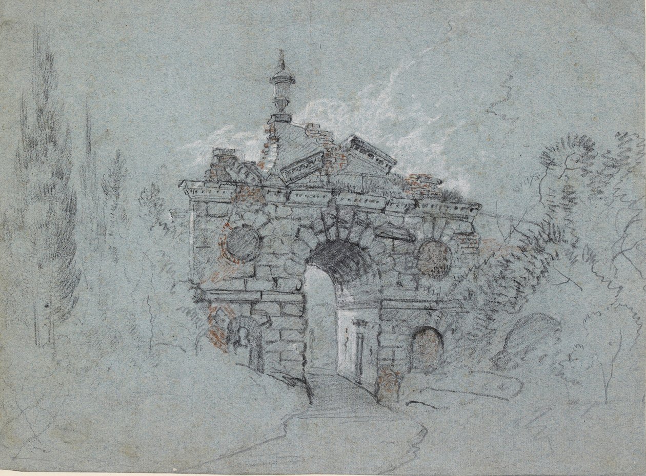 A Kew-i romboltív, 1760-as évek alkotó: Richard Wilson