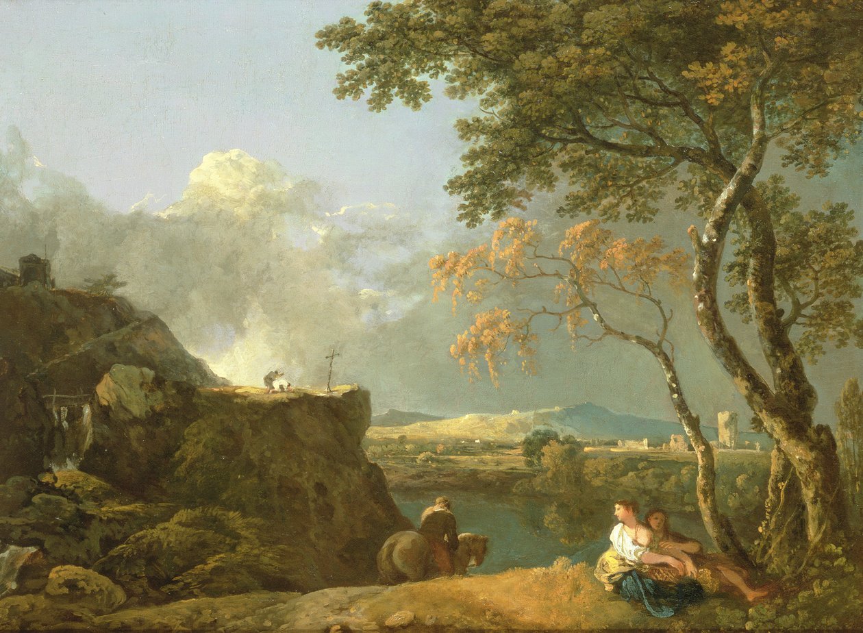 A fehér szerzetes (olaj, vászon) alkotó: Richard Wilson