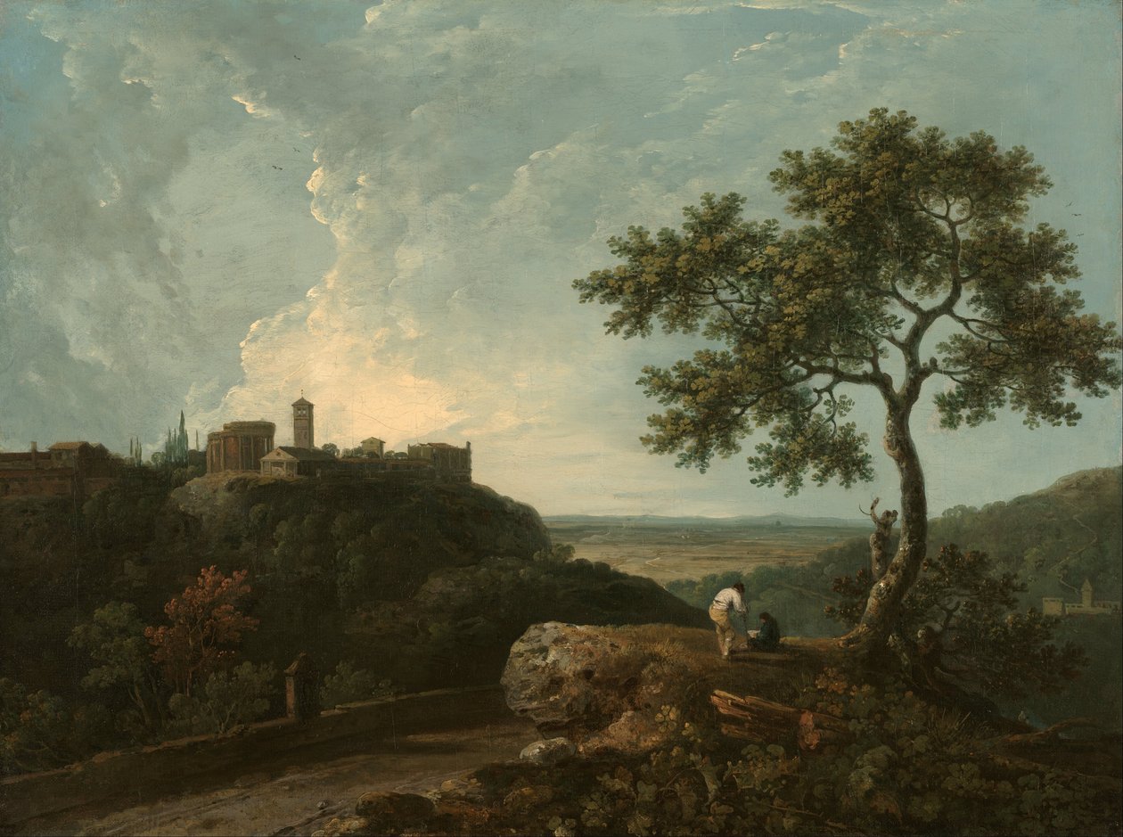 Tivoli: a Szibülla temploma és a Campagna alkotó: Richard Wilson