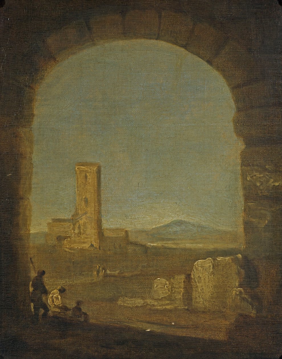 Torre del Fiscale, Róma közelében, Olaszország, 1775 körül (olaj, vászon) alkotó: Richard Wilson