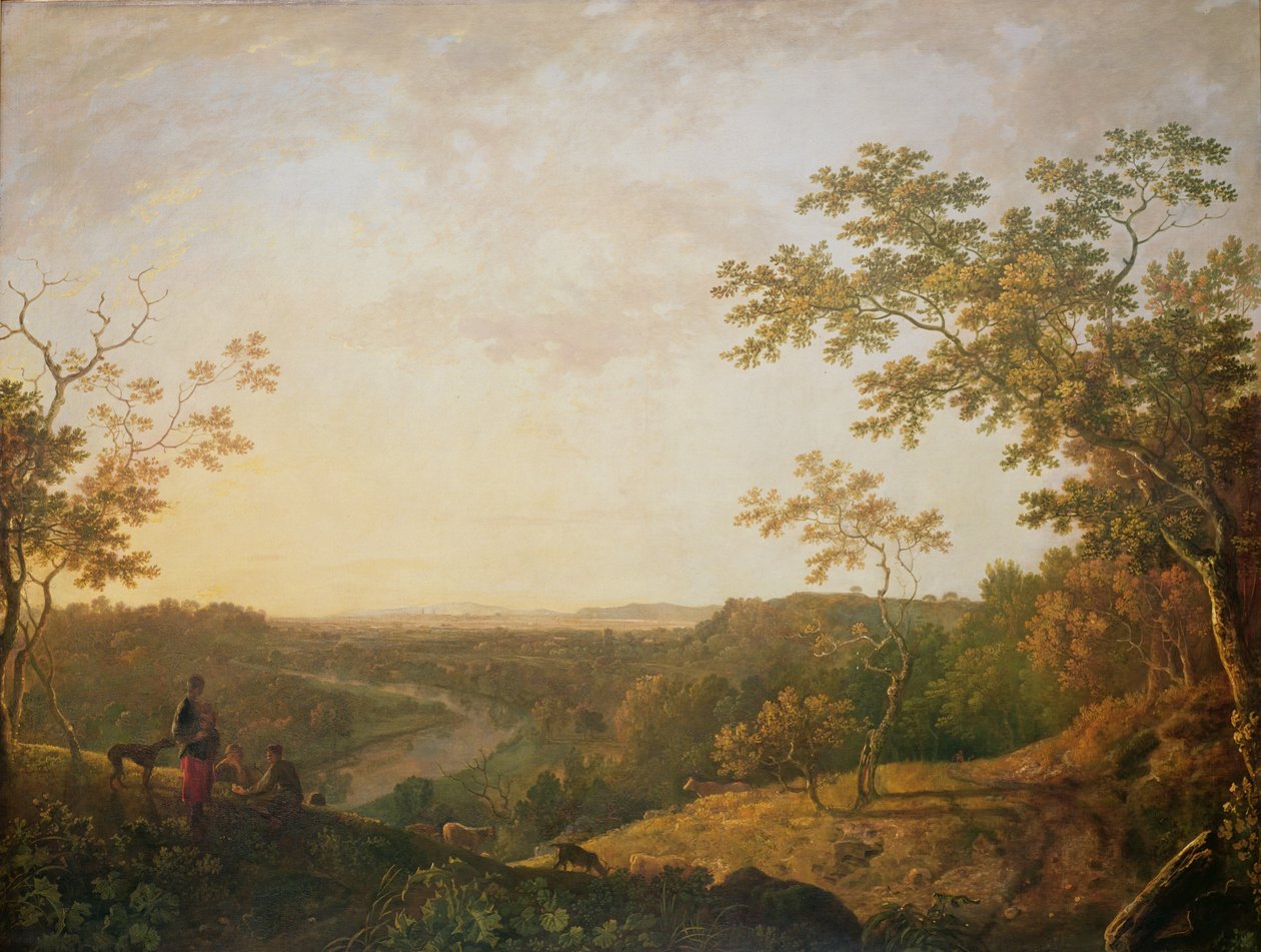 Kilátás a Dee folyóra, 1761 körül (olaj, vászon) alkotó: Richard Wilson
