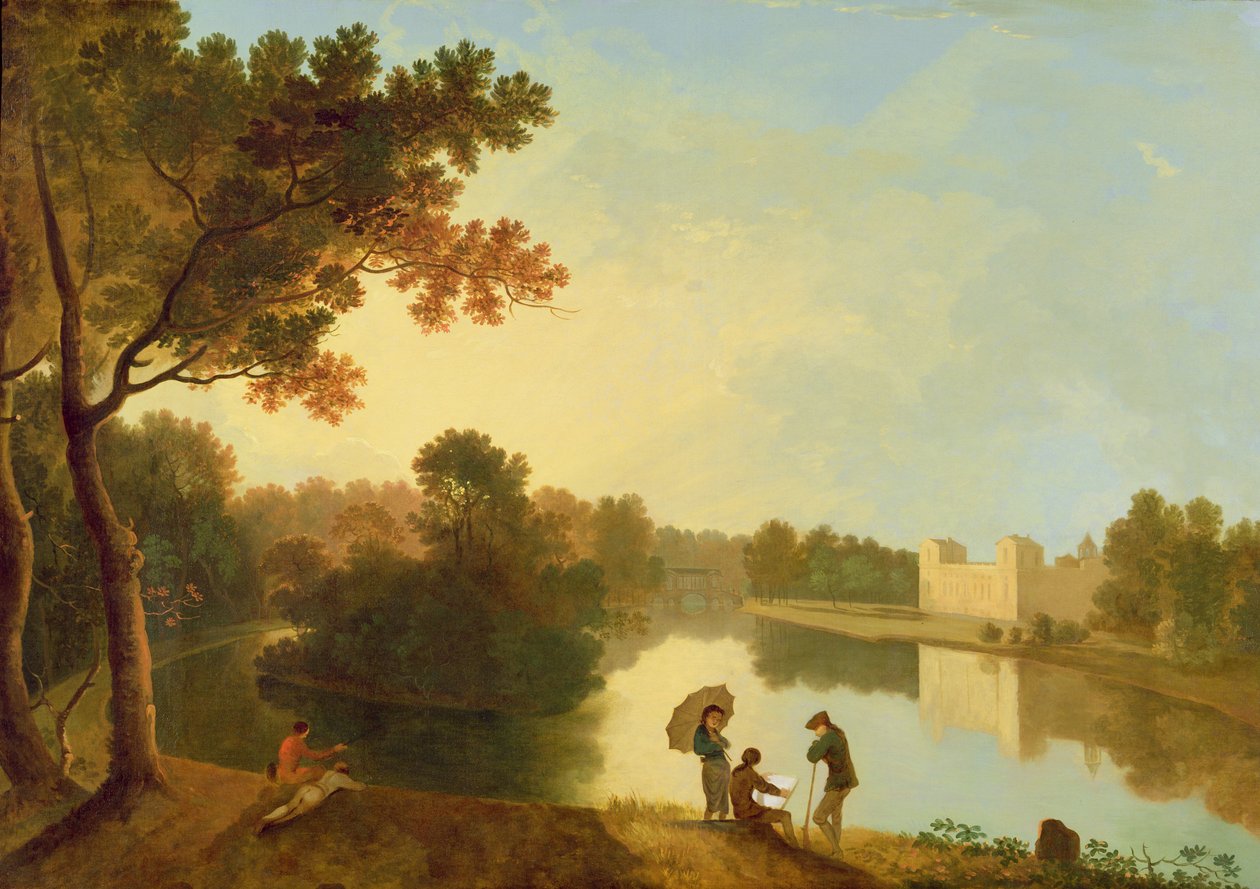 Wilton-ház délkeletről, 1758-60 körül (olaj, vászon) alkotó: Richard Wilson
