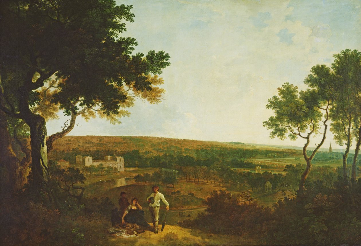 Wilton-ház délről (olaj, vászon) alkotó: Richard Wilson