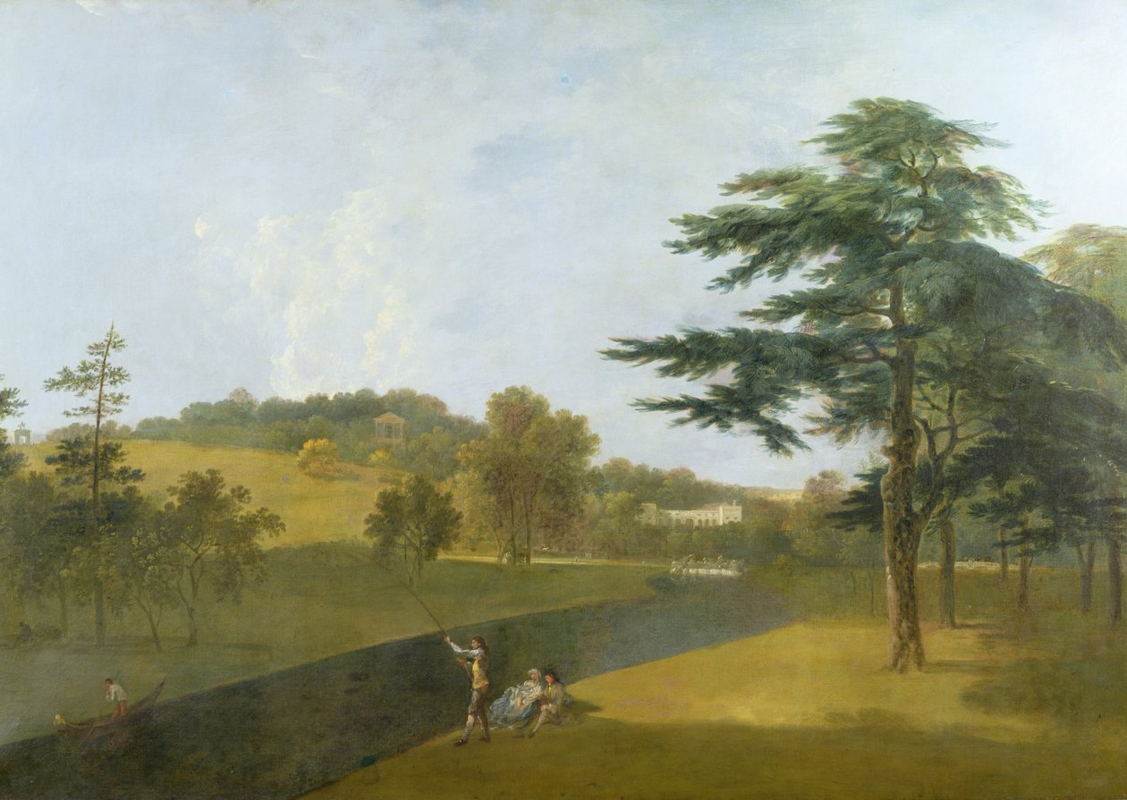 Wilton, Inigo Jones Stables, Temple Copse és Sir William Chambers Arch alkotó: Richard Wilson