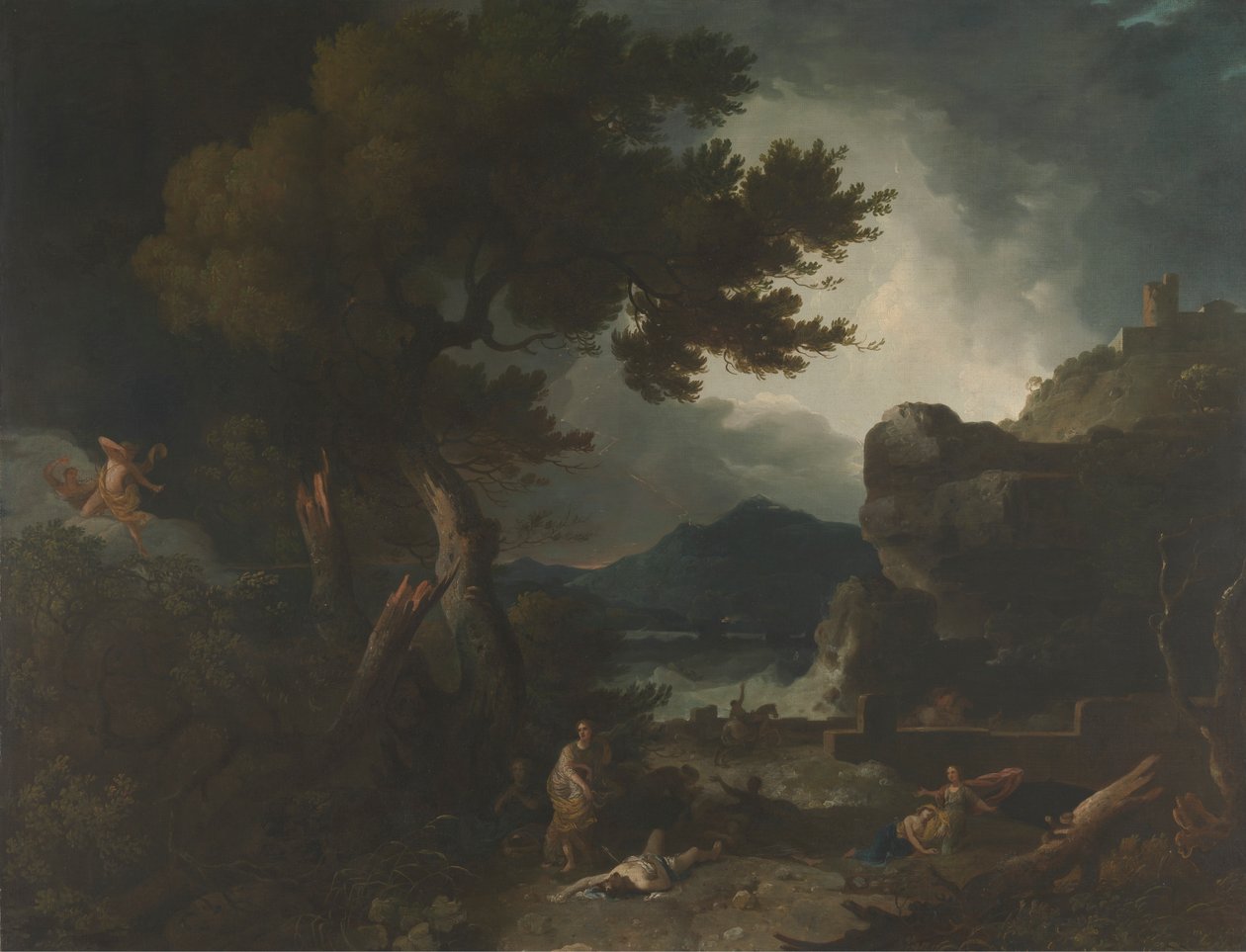 Niobe gyermekeinek elpusztítása alkotó: Richard Wilson