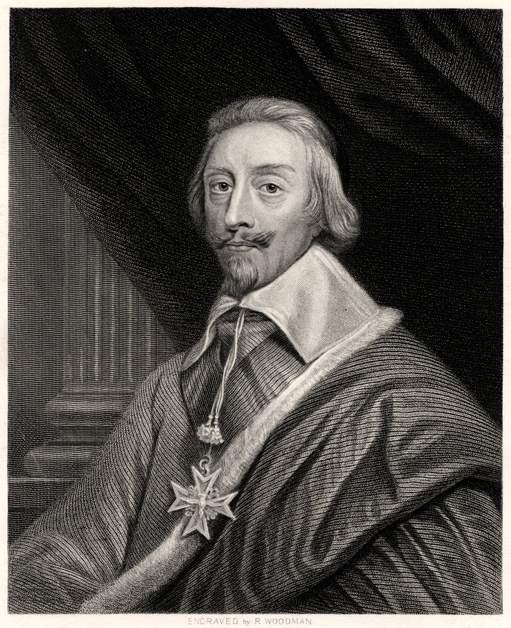 Richelieu bíboros, francia elöljáró és államférfi, XIX alkotó: Richard Woodman
