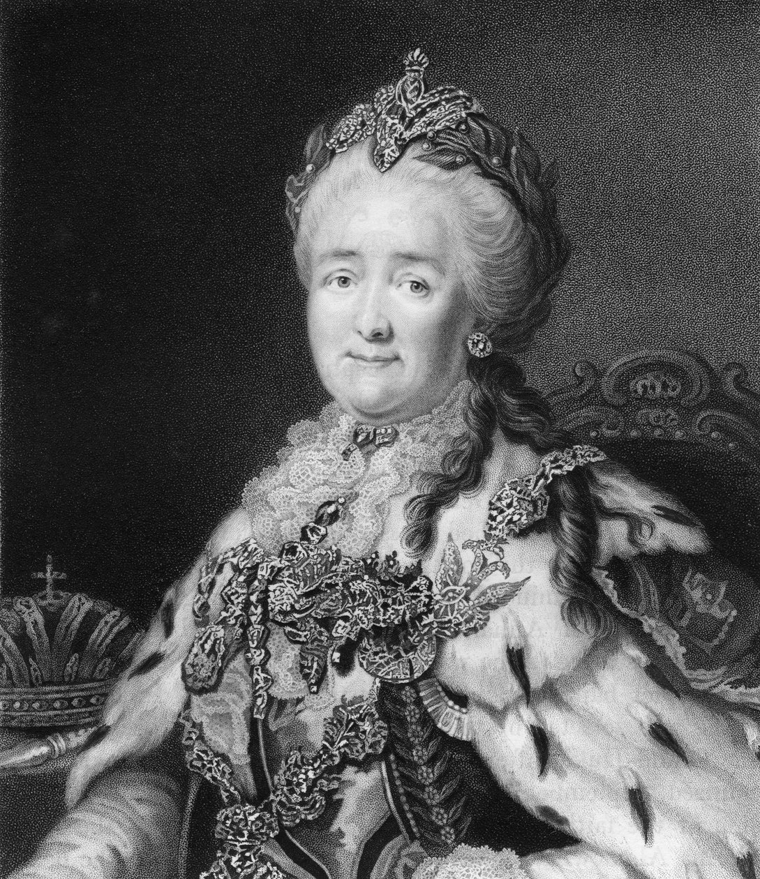 Nagy Katalin orosz császárné, 1836. alkotó: Richard Woodman