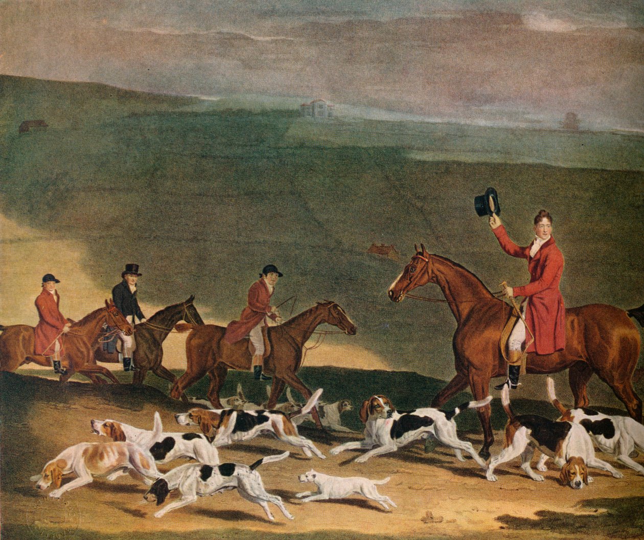Francis Dukinfield Astley, Esq., and his Harriers, 1809. 1941 alkotó: Richard Woodman