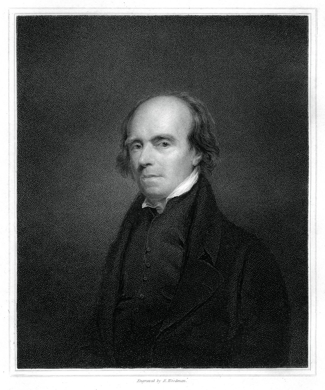 John Flaxman brit tervező, rajzoló és szobrász, 1833. alkotó: Richard Woodman