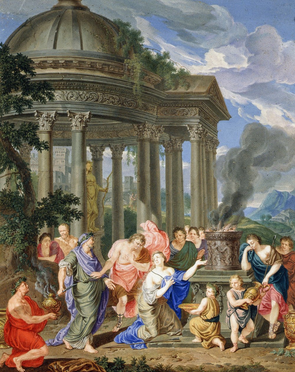 Iphigenia feláldozása alkotó: Richard van Orley