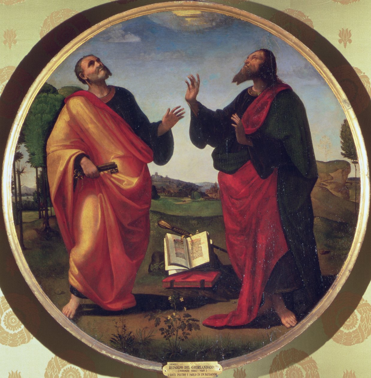 Szent Péter és Szent Pál alkotó: Ridolfo , Il Ghirlandaio