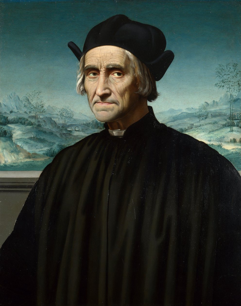 Girolamo Benivieni arcképe alkotó: Ridolfo del Ghirlandaio