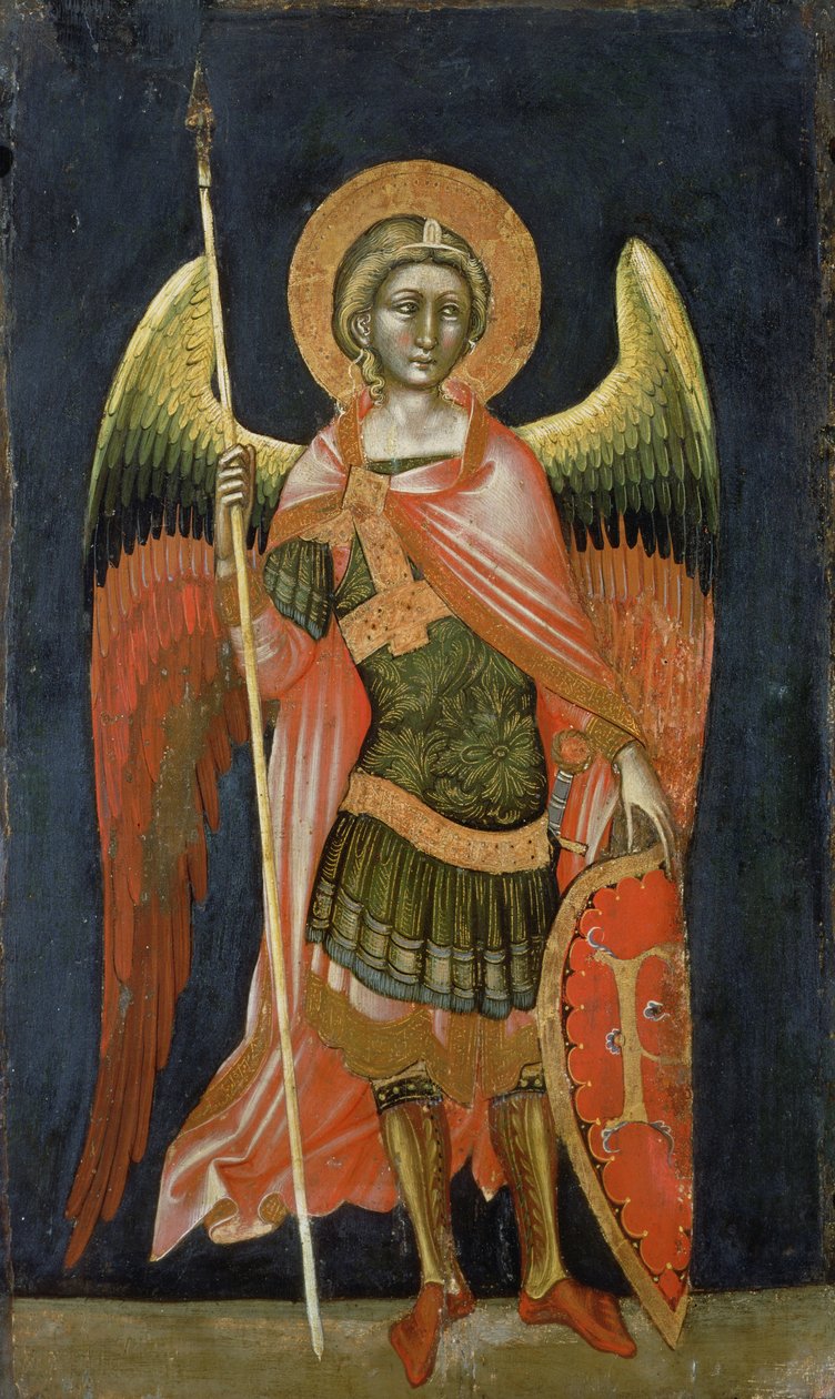 Harcos angyal, 1348-54 alkotó: Ridolfo di Arpo Guariento