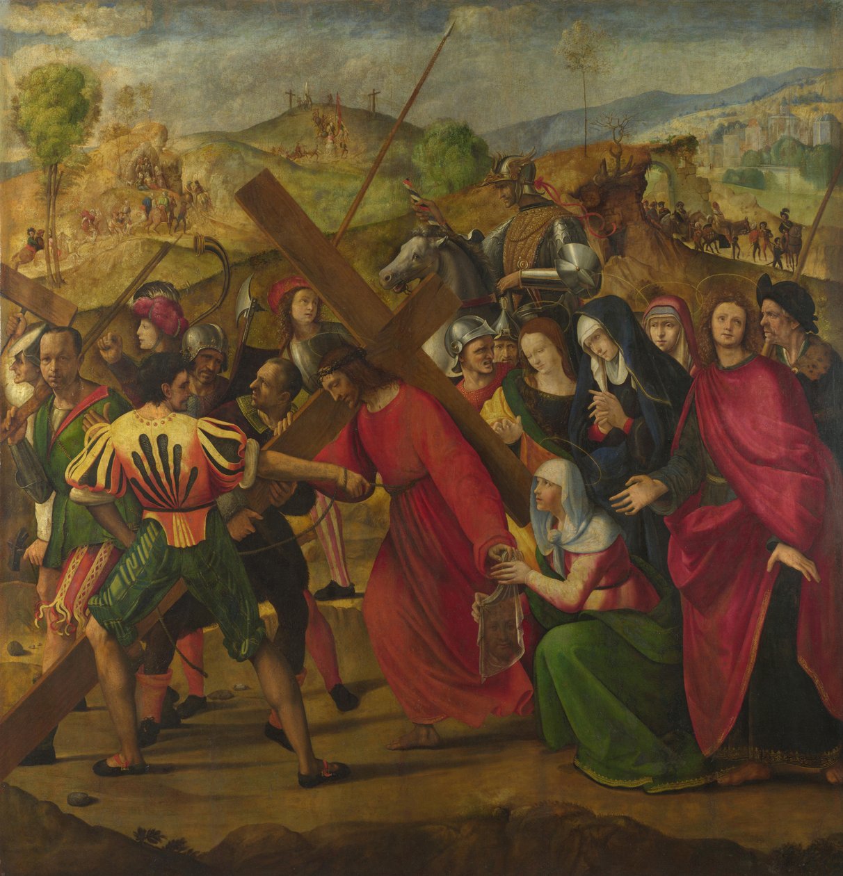 A Kálvária körmenet, c. 1505 alkotó: Ridolfo Ghirlandaio