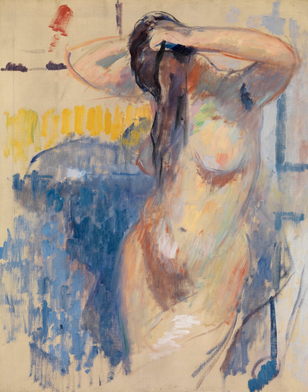 Akt tanulmány (olaj, vászon) alkotó: Rik Wouters