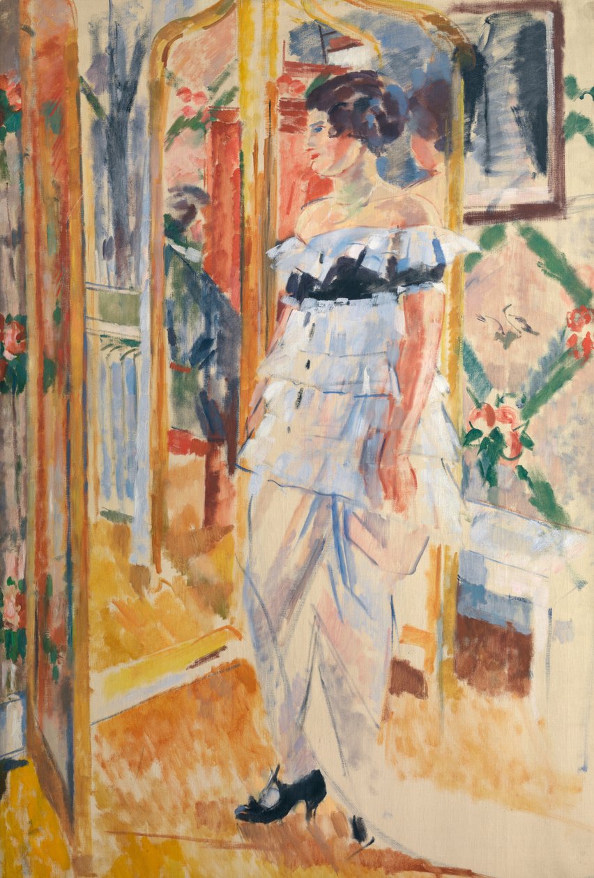 Madame Giroux portréja, 1912-1913 körül (olaj, vászon) alkotó: Rik Wouters