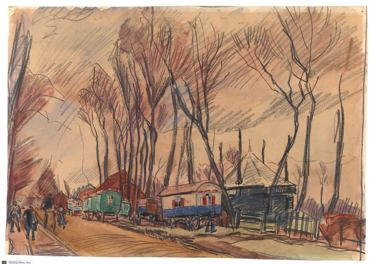 Út az esőben – Amersfoort alkotó: Rik Wouters