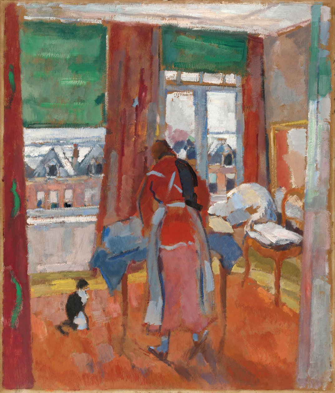 Vasaló nő alkotó: Rik Wouters
