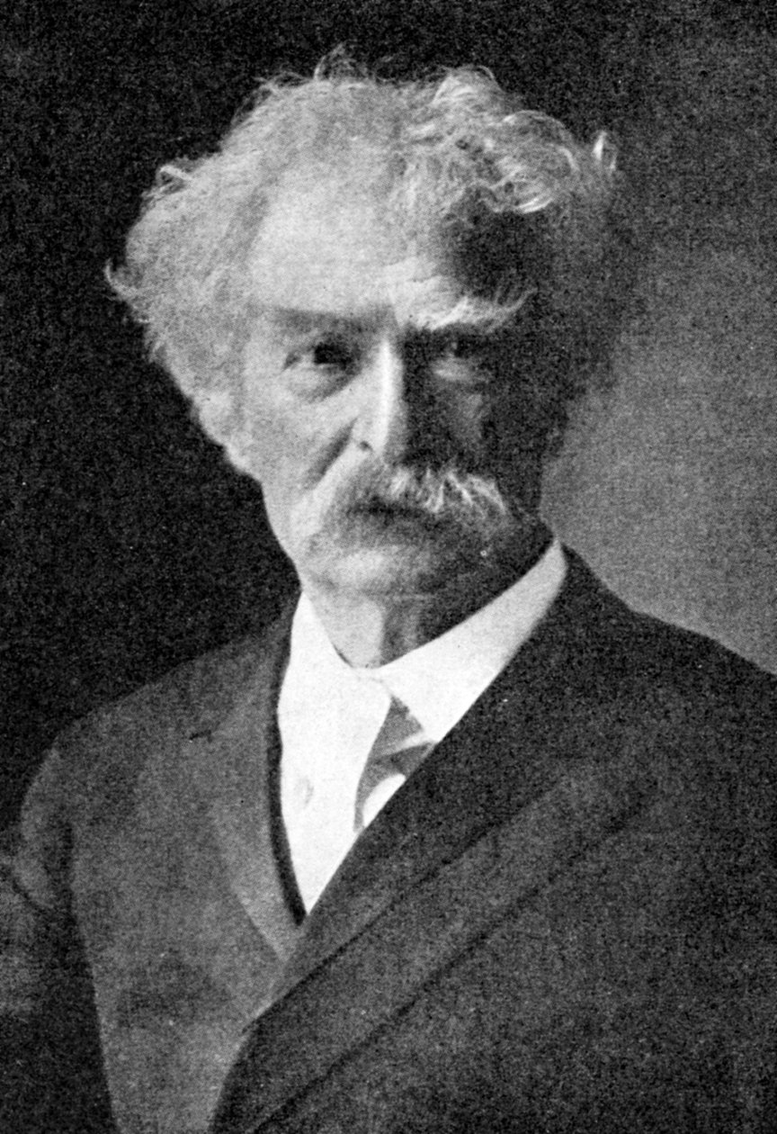Mark Twain, A legnagyobb amerikai humorista, 1923. alkotó: Rischgitz Collection