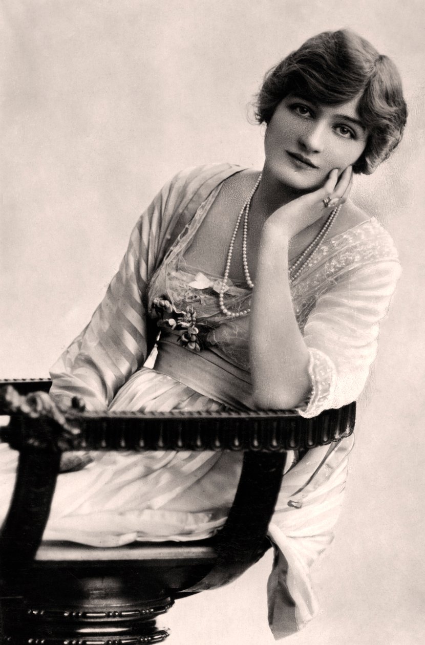Lily Elsie 1886-1962, angol színésznő, a XX. század elején. alkotó: Rita Martin
