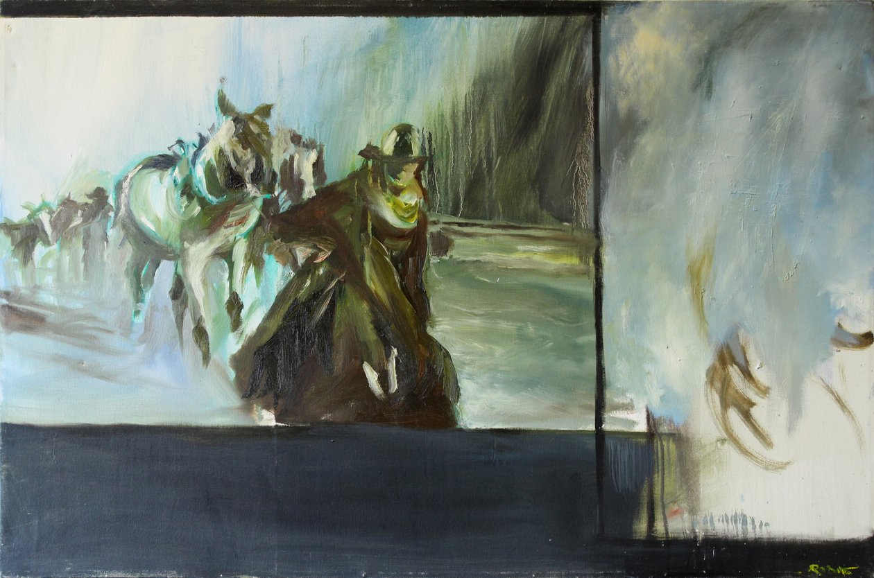 Open Range után, 2015 (akvarell) alkotó: Rob D Davies