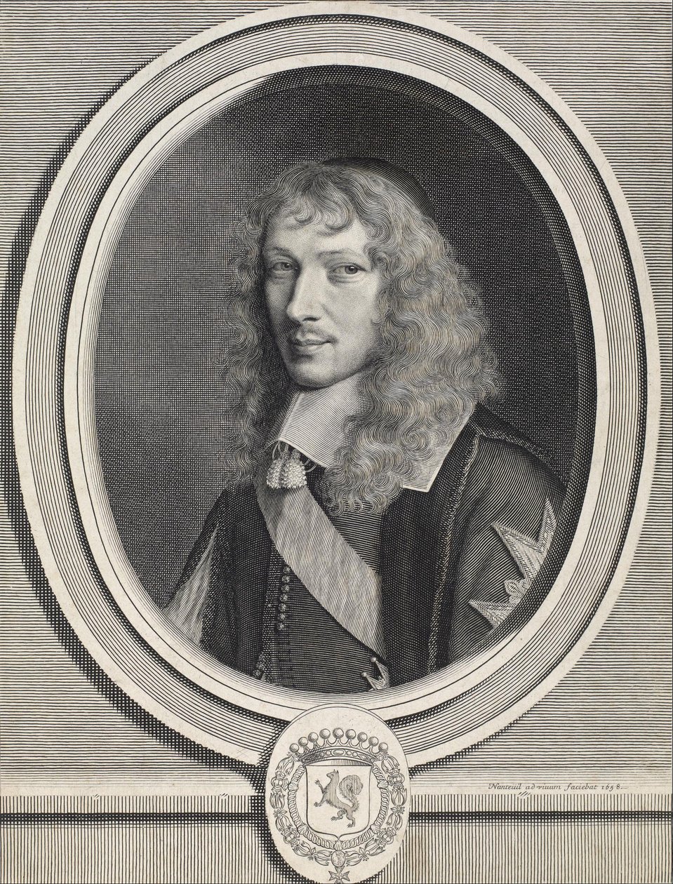 Jules Mazarin bíboros alkotó: Robert Nanteuil