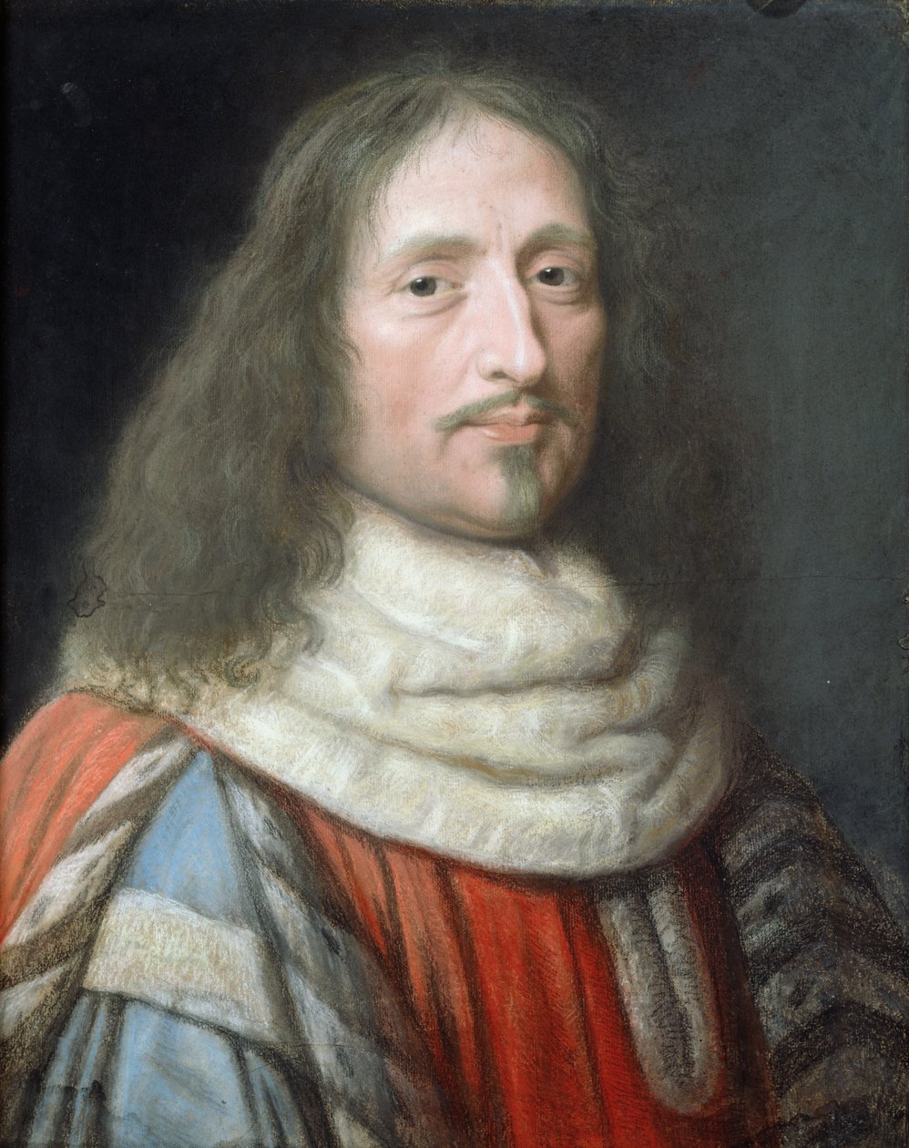 Guillaume de Lamoignon (1617-77) (pasztell, papír) alkotó: Robert Nanteuil