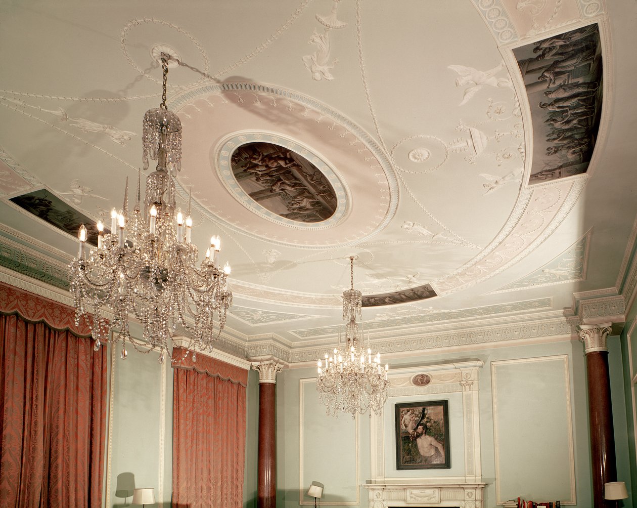 Elülső szalon, 1775 alkotó: Robert Adam