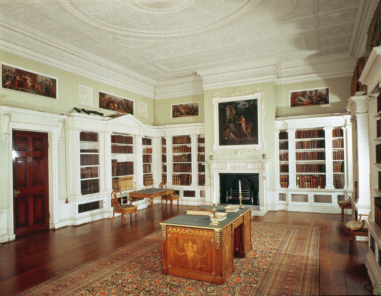 Kilátás a könyvtárra alkotó: Robert Adam