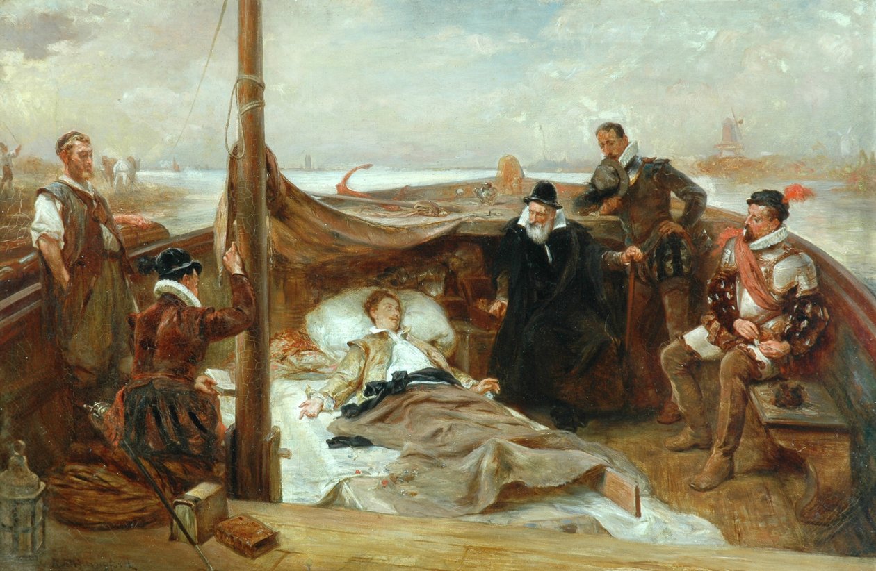 Sir Philip Sydney utolsó napjai alkotó: Robert Alexander Hillingford
