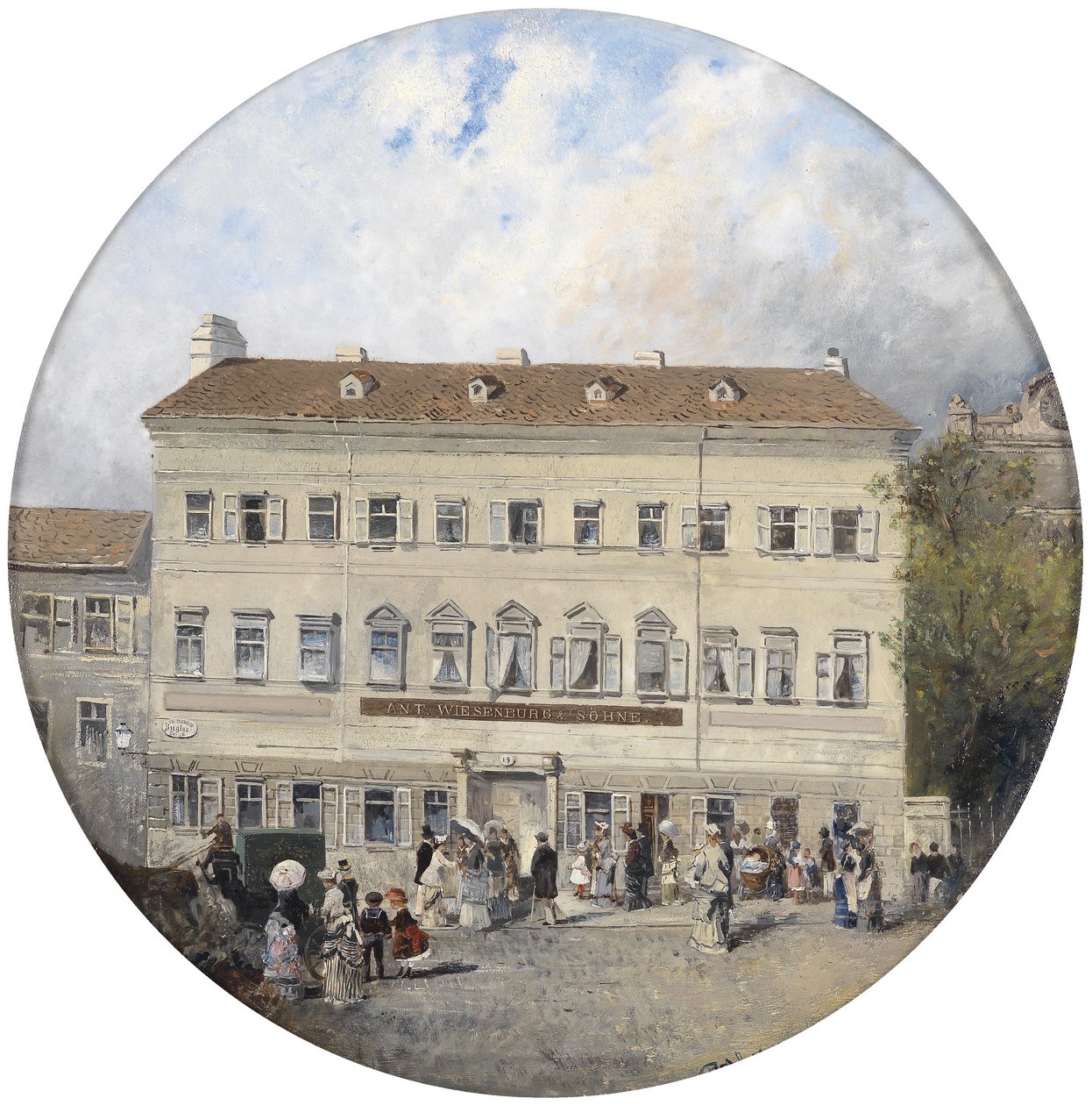 Ant. Wiesenburg és fiai, Zieglergasse 19 alkotó: Robert Alott