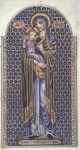Szűz és Gyermek alkotó: Robert Anning Bell
