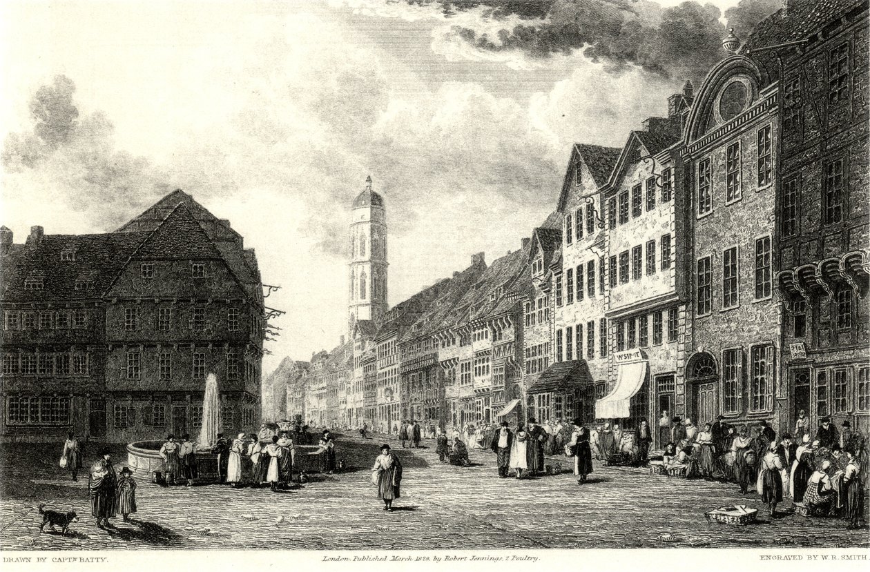 Goettingen Markt Weender Strasse alkotó: Robert Batty