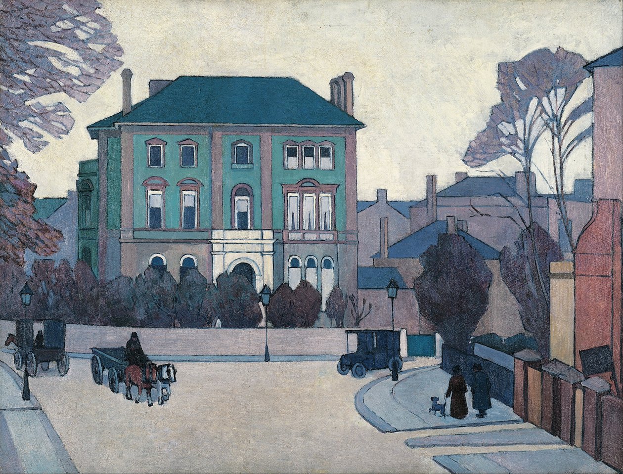A zöld ház, St Johns Wood alkotó: Robert Polhill Bevan