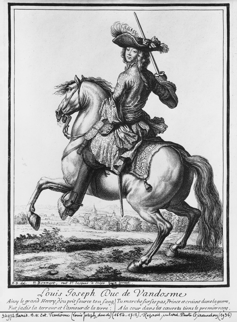 Louis Joseph de Bourbon, Vendome hercege, a „Nagy Vendome” néven ismert alkotó: Robert Bonnart