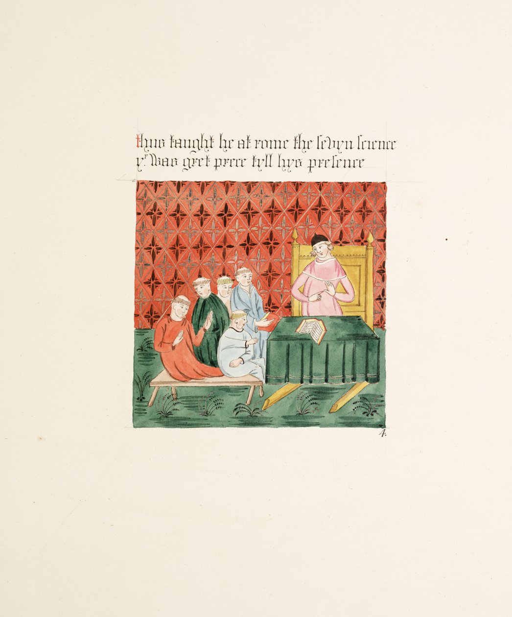 Ms. New Coll 380, f13r. A Carlisle-i Szent Mária székesegyház régiségei, Robert Carlile rajza, 1795 (toll, tinta és wc papíron) alkotó: Robert Carlile