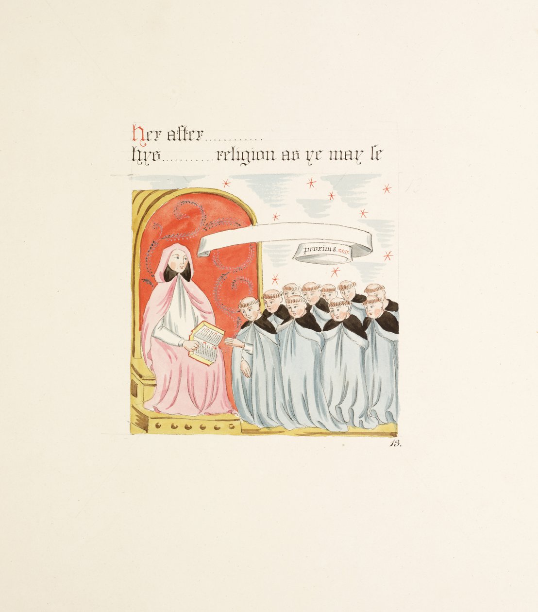 Ms. New Coll 380, f22r. A Carlisle-i Szent Mária székesegyház régiségei, Robert Carlile rajza, 1795 (toll, tinta és wc papíron) alkotó: Robert Carlile